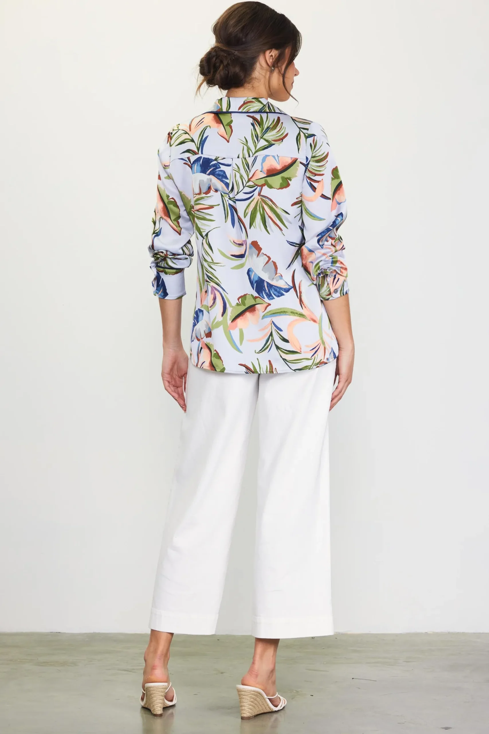 Bianca Floral Print Longsleeve Blouse
