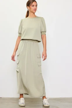 Bubble Sleeve Top