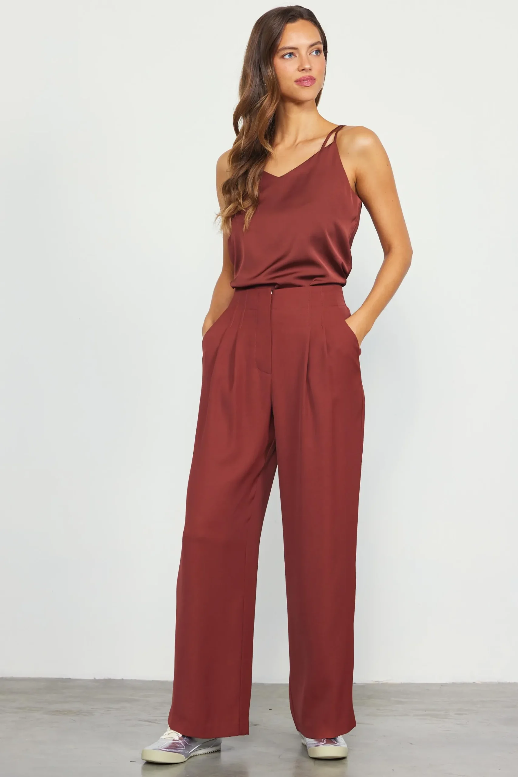 Recycled Wide Leg Pants