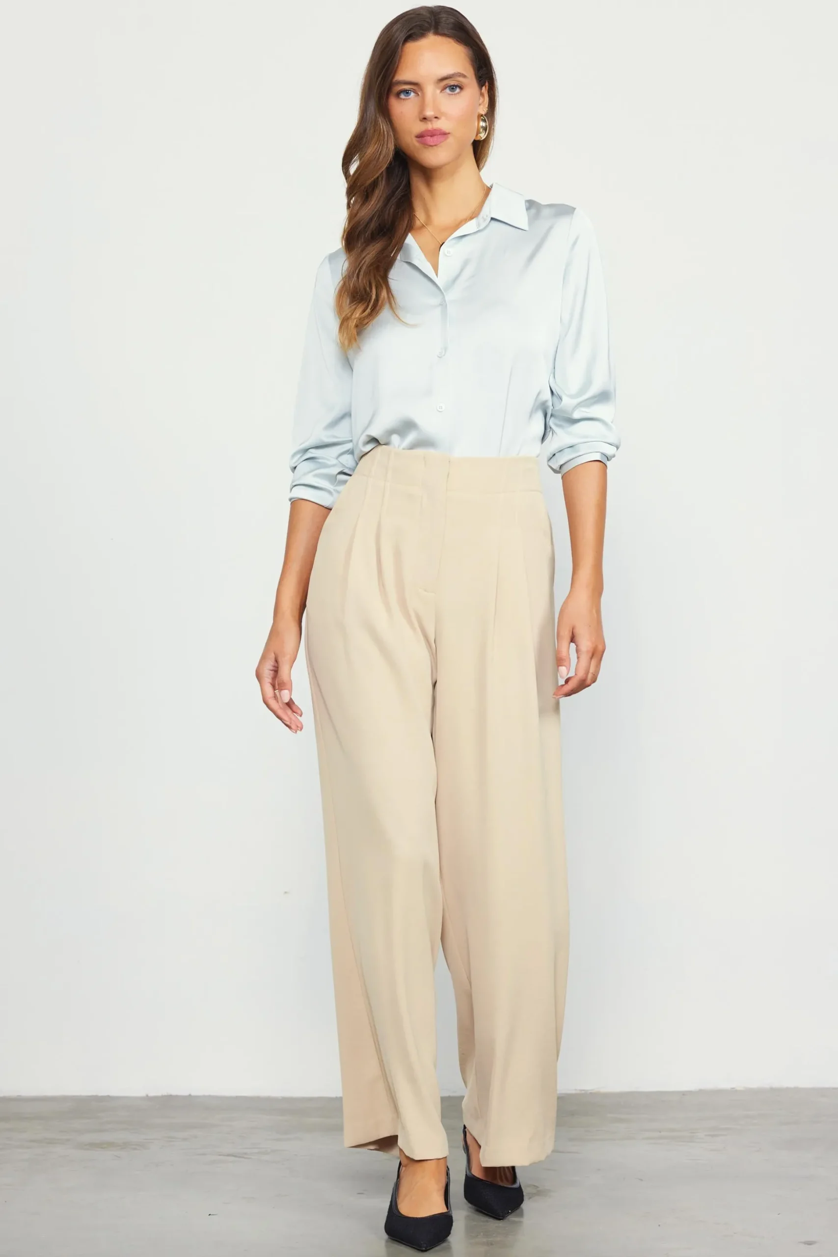 Recycled Wide Leg Pants